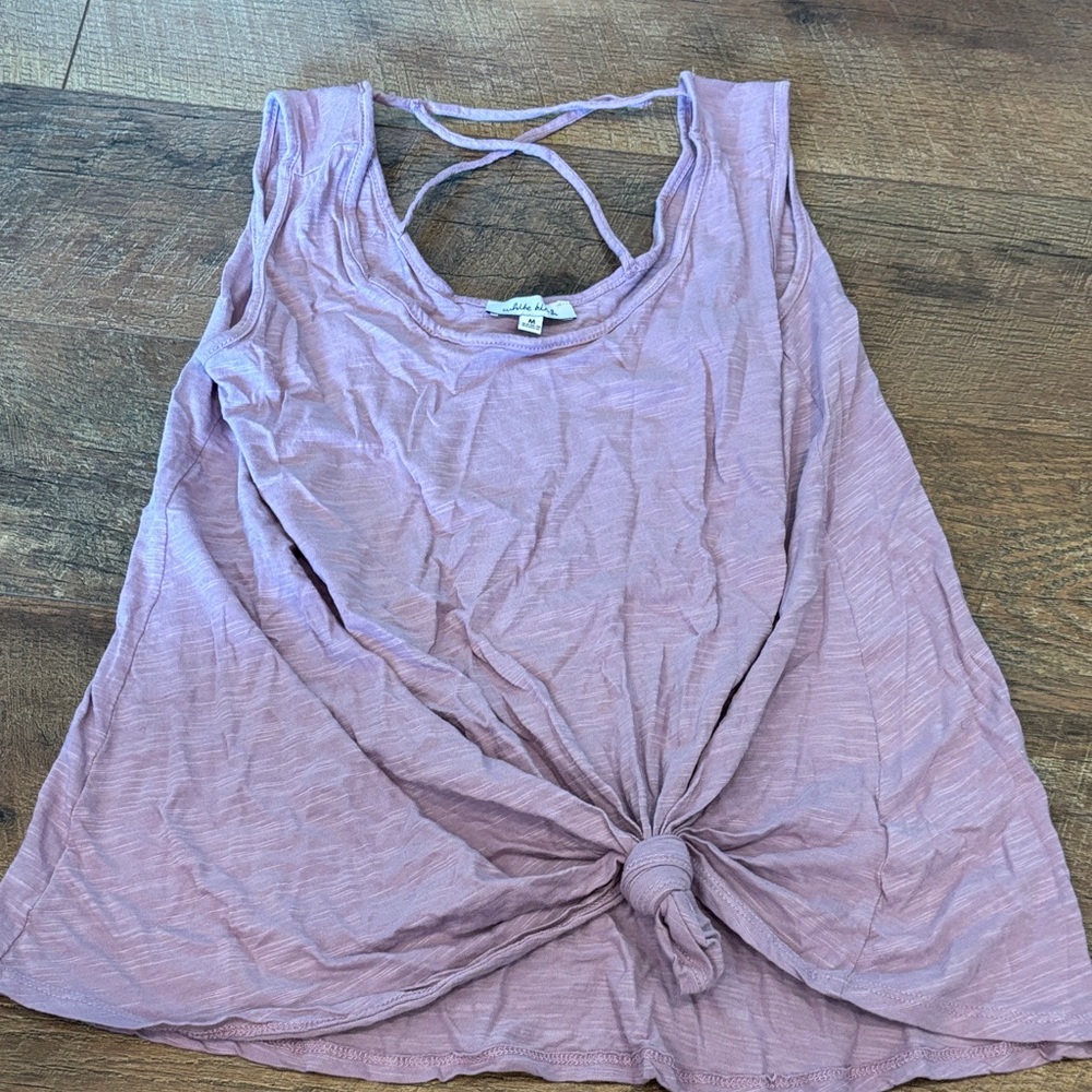 White Birch Purple Scoop Tank